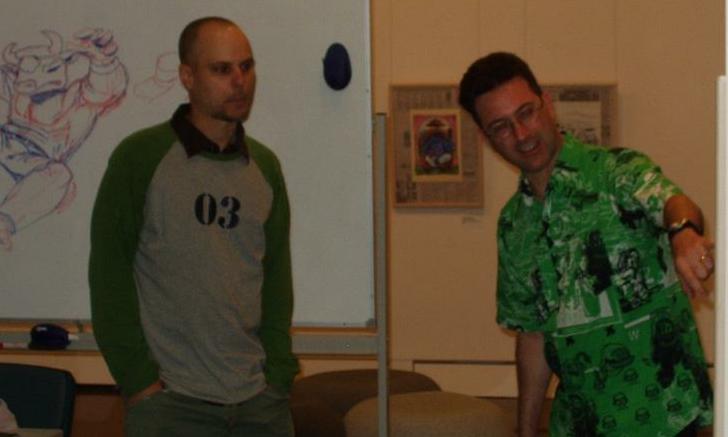 Jason 'Hairbutt the Hippo' Paulos and Tim 'Greener Pastures' McEwan